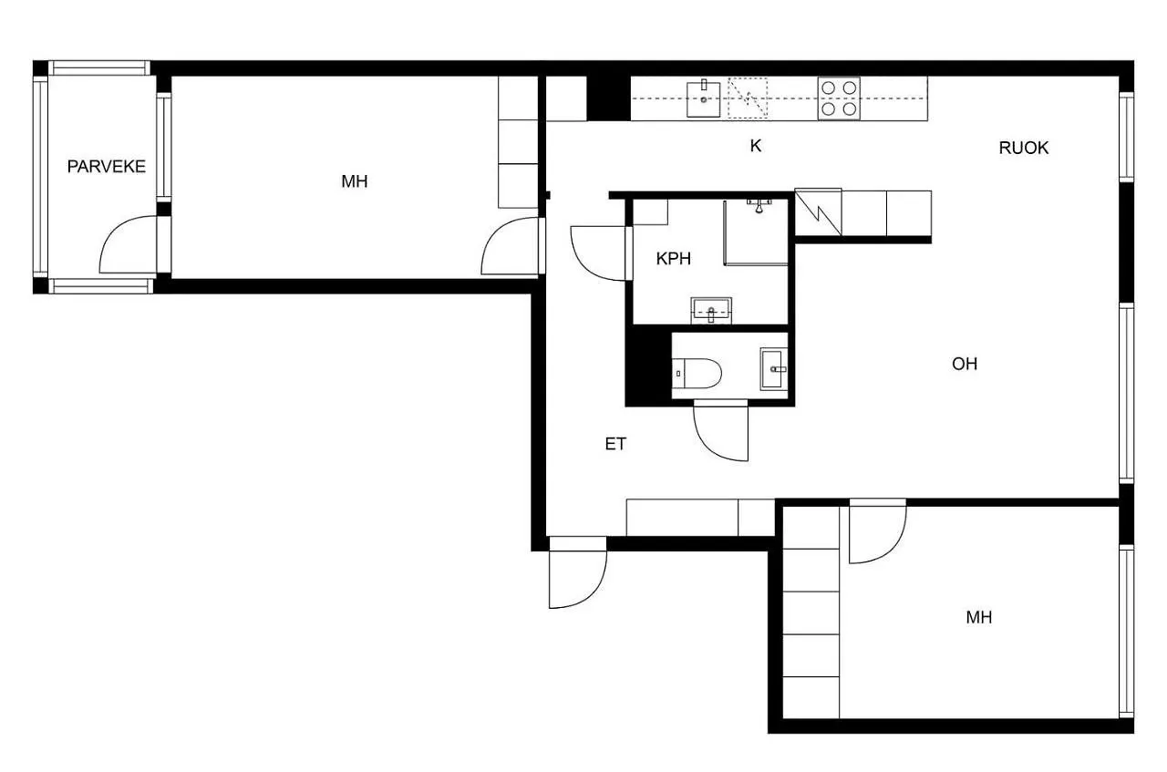 2Ndhomes City Center 2Br Kaisaniemi Park Apartment With Balcony Helsinki 0*,